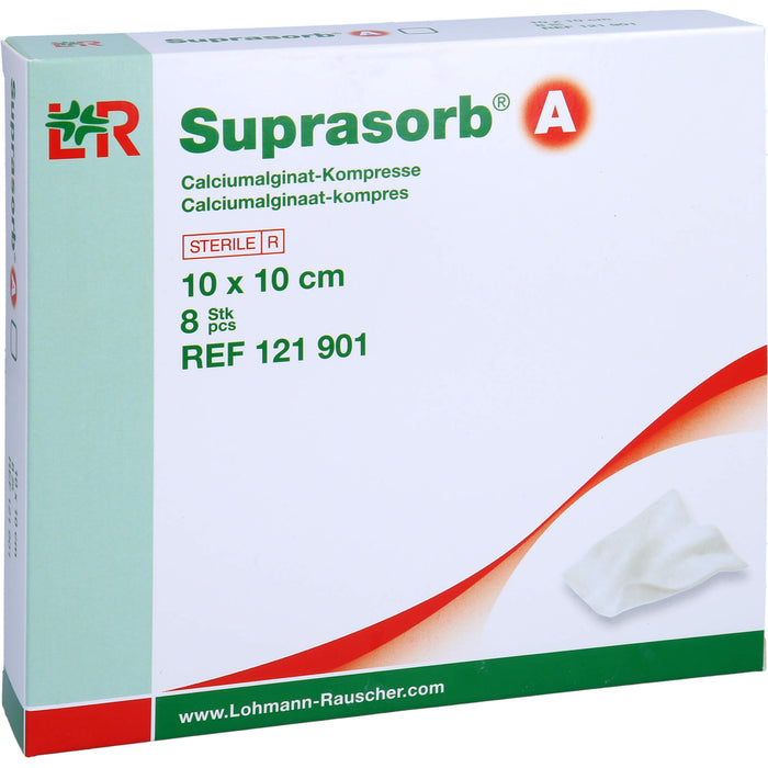 Suprasorb A Calciumalginat Kompresse 5x5cm, 8 St KOM