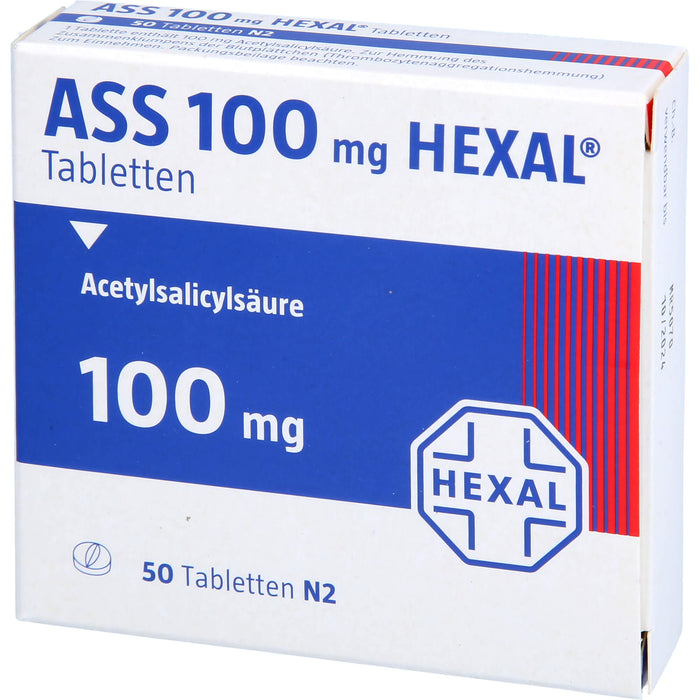 ASS 100 mg HEXAL Tabletten, 50 St. Tabletten