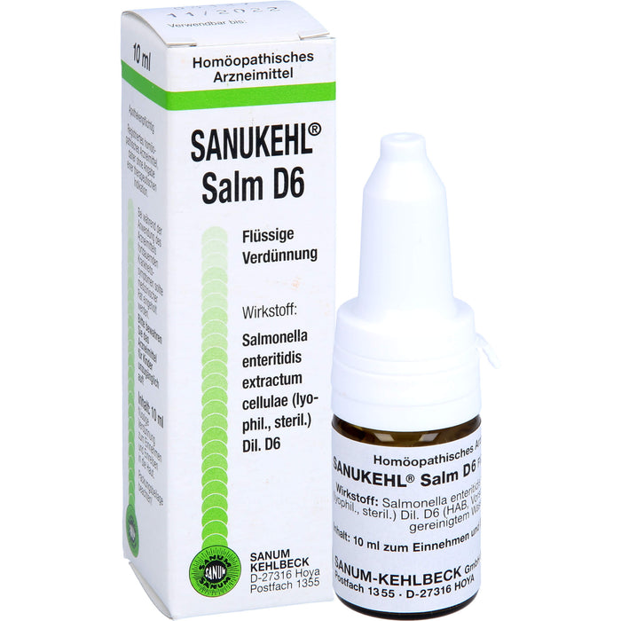 Sanukehl Salm D6 flüssige Verdünnung, 10 ml Solution