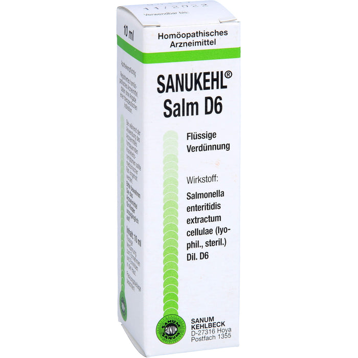 Sanukehl Salm D6 flüssige Verdünnung, 10 ml Lösung