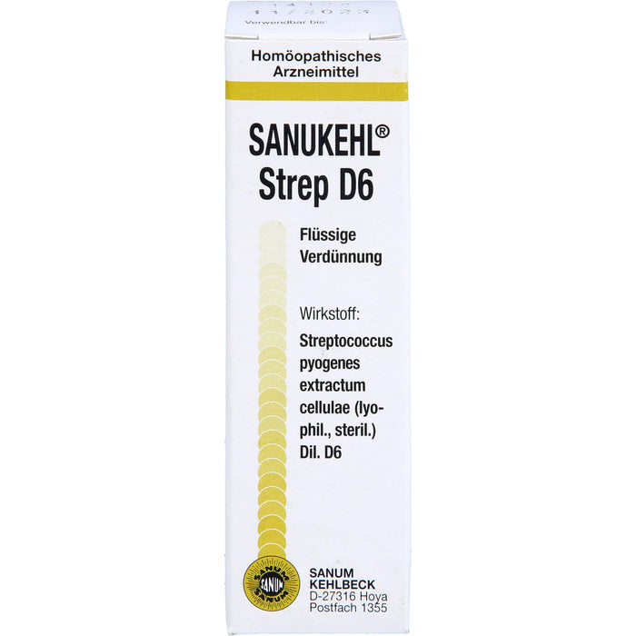 Sanukehl Strep D 6 Tropfen, 10 ml Lösung