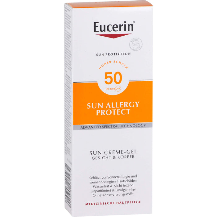 Eucerin Sun Protection Allergy Protect Sun Creme-Gel LSF 50, 150 ml Cream