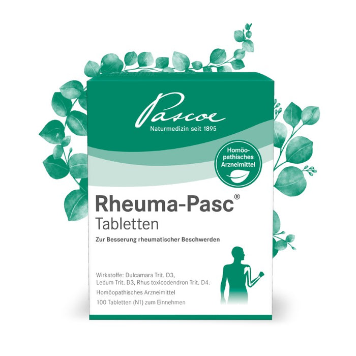 Rheuma-Pasc Tabletten bei rheumatischen Beschwerden, 100 pc Tablettes