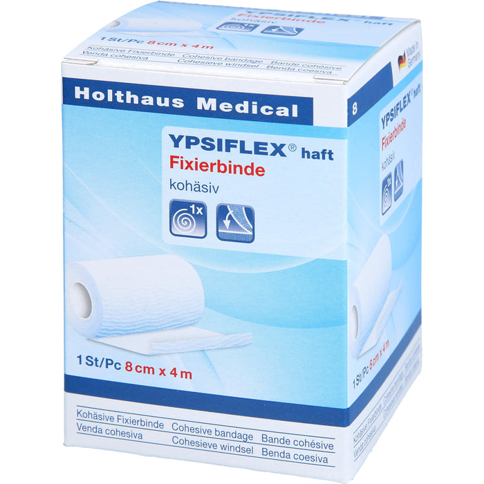 Fixierbinde YPSIFLEX haft 8cmx4m, 1 St BIN