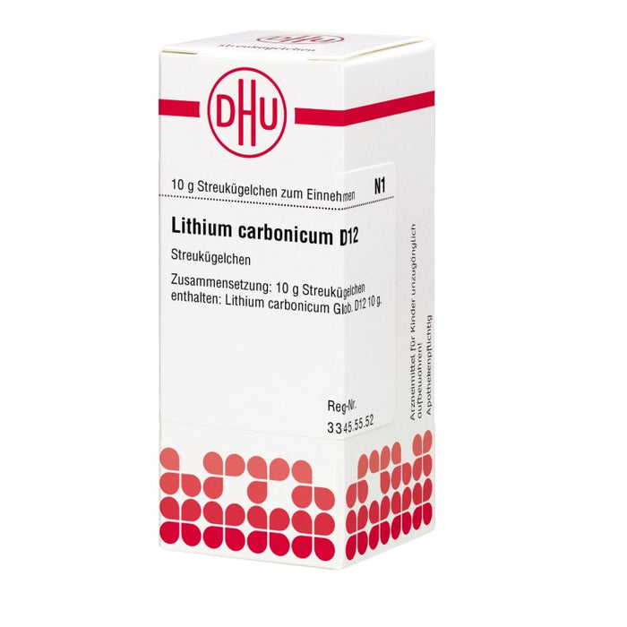 DHU Lithium carbonicum D12 Streukügelchen, 10 g Globules