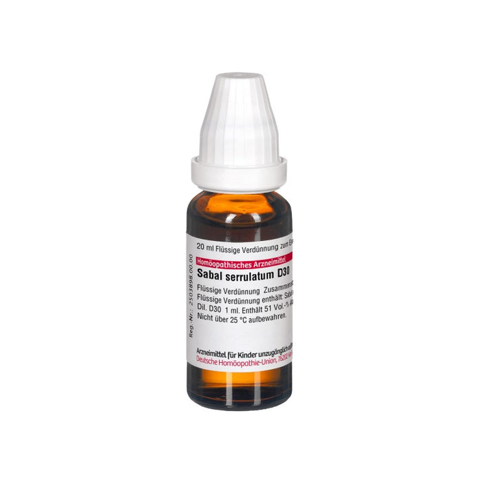 Sabal serrulatum D30 DHU Dilution, 20 ml Lösung