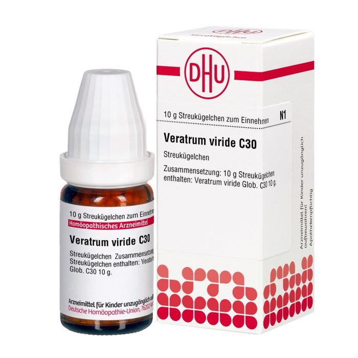 DHU Veratrum viride C30 Streukügelchen, 10 g Globules