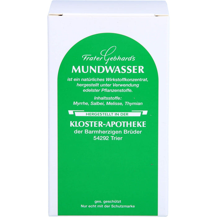FRATER GEBHARD'S Mundwasser, 100 ml Solution