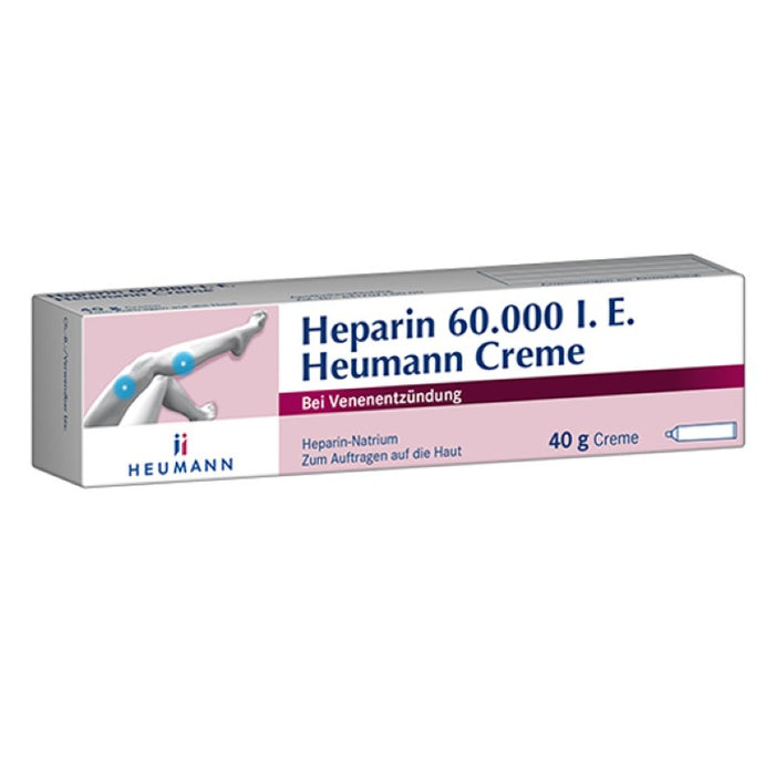 Heparin 60.000 I.E. Heumann Creme bei Venenentzündung, 40 g Crème