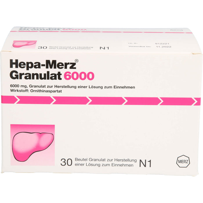 Hepa-Merz Granulat 6000 Lebertherapeutikum, 30 pc Sachets