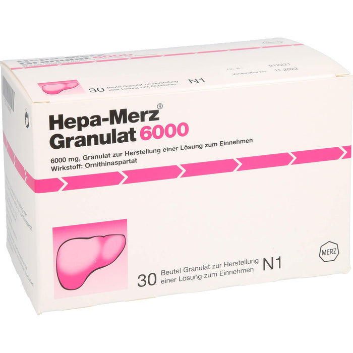 Hepa-Merz Granulat 6000 Lebertherapeutikum, 30 pc Sachets