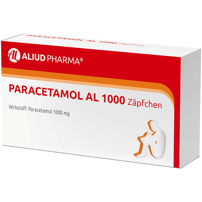 Paracetamol AL 1000 Zäpfchen, 10 pc Suppositoires