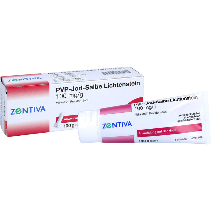 ZENTIVA PVP-Jod-Salbe Lichtenstein 100 mg / g, 100 g Onguent