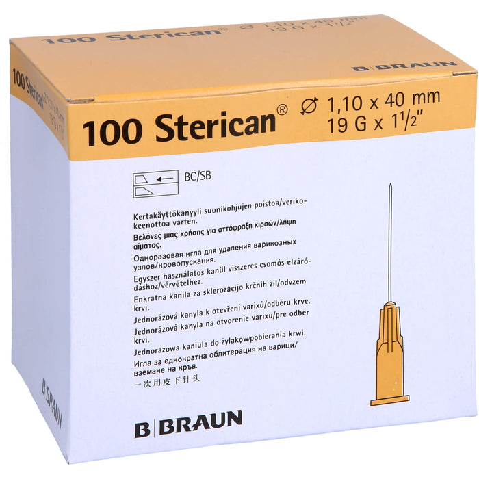 Sterican G19x1 1/2 1,1x40mm SB, 100 St KAN