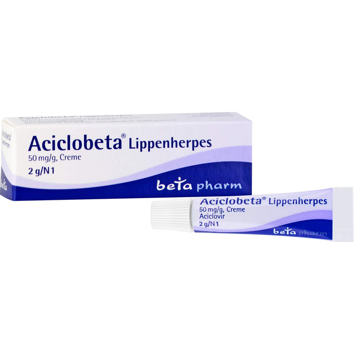 Aciclobeta Lippenherpes Creme, 2 g Cream