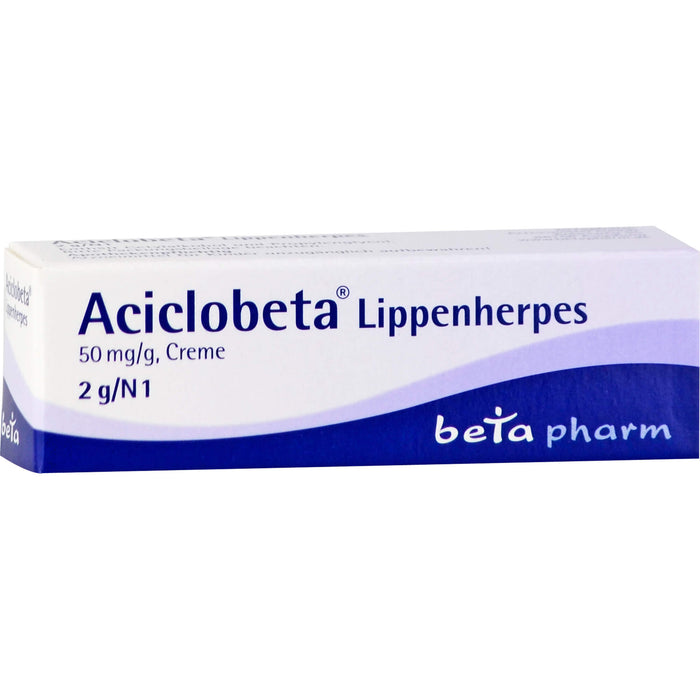 Aciclobeta Lippenherpes Creme, 2 g Cream