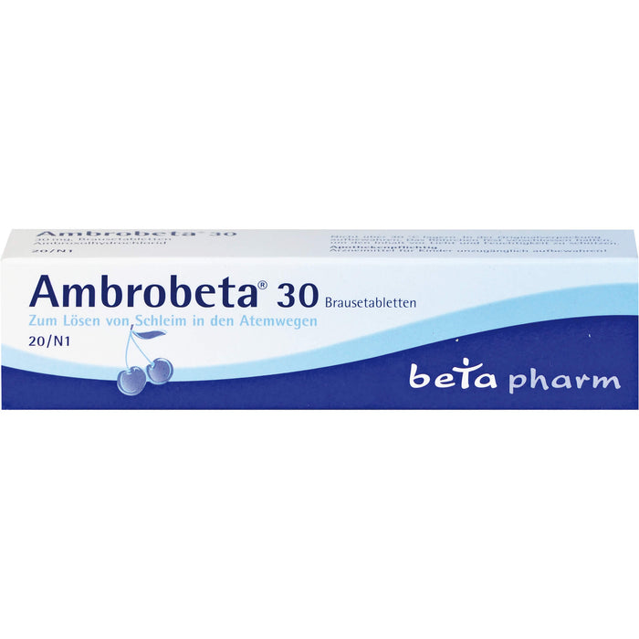 Ambrobeta 30, 30 mg, Brausetabletten, 20 pcs. Tablets