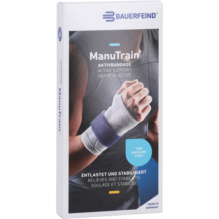 ManuTrain Handgelenkbandage rechts Gr. 2 schwarz, 1 St. Bandage