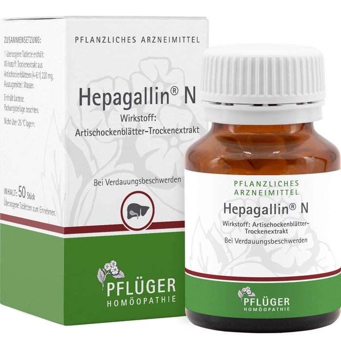 Hepagallin N, 50 St DRA