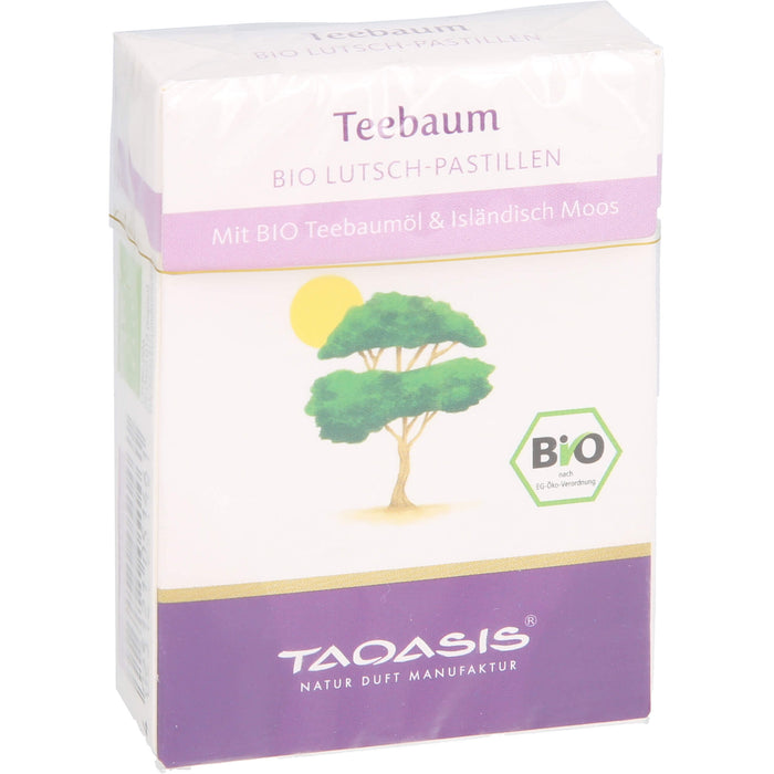 TAOASIS Teebaum Bio Lutsch-Pastillen, 30 g Pastilles