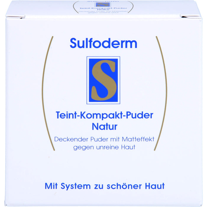 Sulfoderm S Teint-Kompakt-Puder Natur, 10 g Poudre