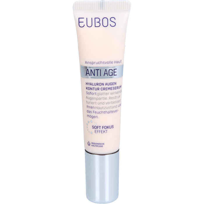 EUBOS Sensitive Hyaluron Augen Kontur CremeSerum, 15 ml Cream