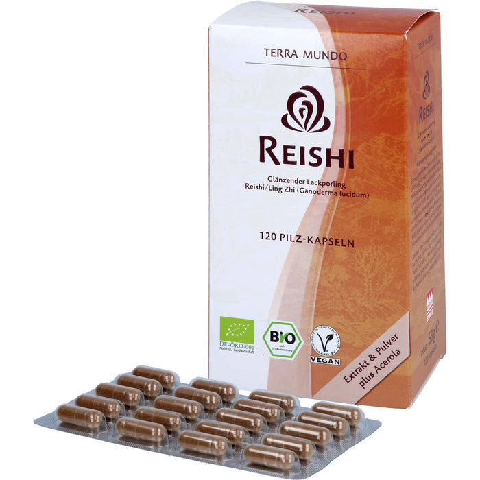 Terra Mundo Reishi Pilz Kapseln, 120 pc Capsules