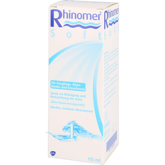 Rhinomer 1 Soft Lösung zur Reinigung und Befeuchtung der Nase, 115 ml Solution