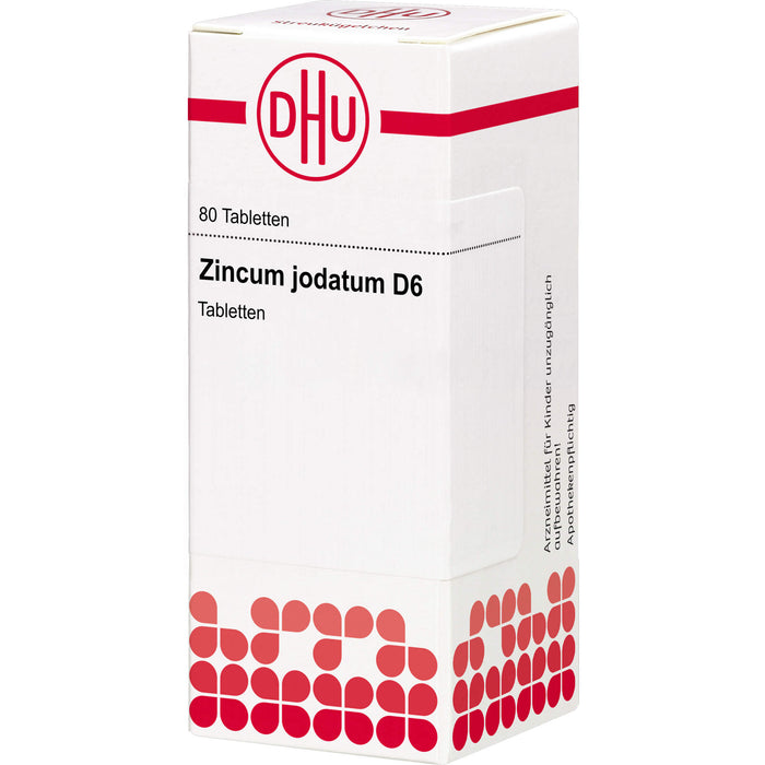 Zincum jodatum D6 DHU Tabletten, 80 St. Tabletten
