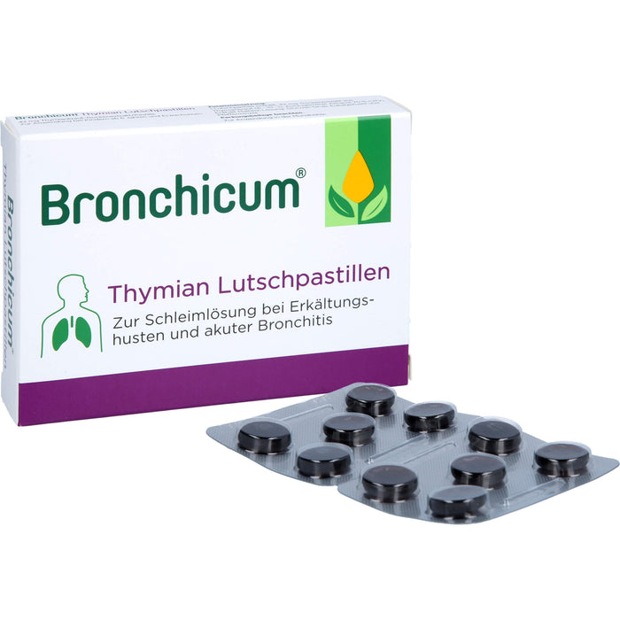 Bronchicum Thymian Lutschpastillen, 20 pc Tablettes