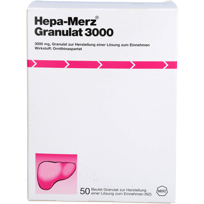 Hepa-Merz Granulat 3000 Lebertherapeutikum, 50 pc Sachets