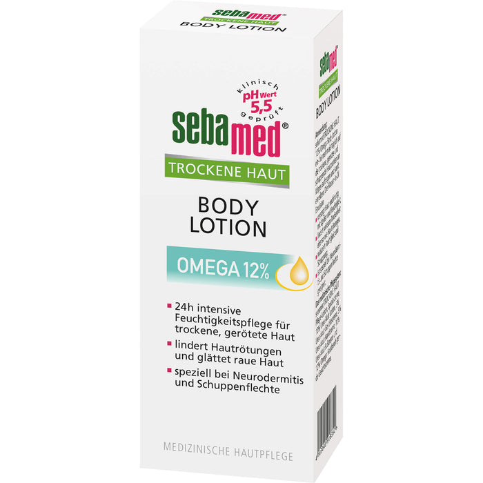 sebamed Trockene Haut Omega 12% Body Lotion, 200 ml LOT