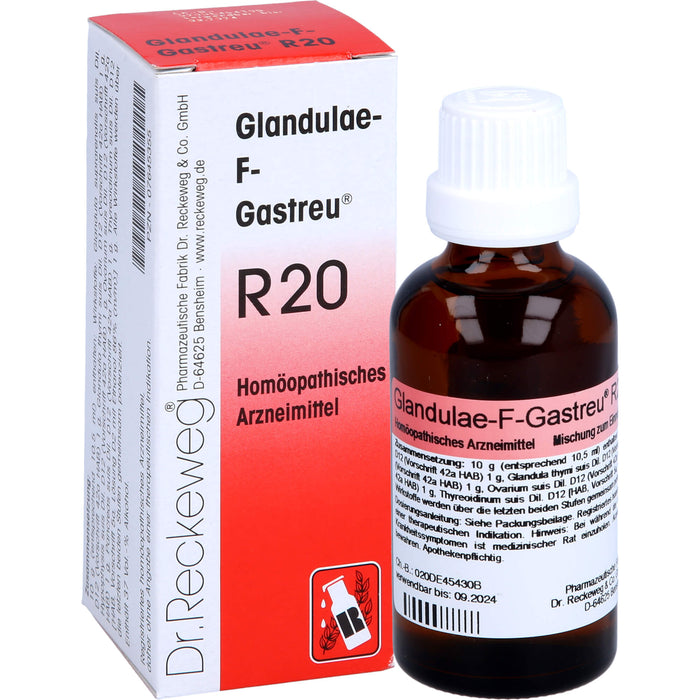 Dr. RECKEWEG & CO Glandulae-F-Gastreu R20 Mischung, 50 ml Lösung