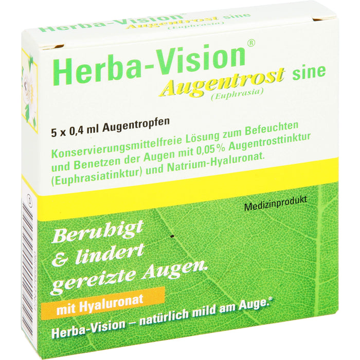 Herba-Vision Augentrost sine (Euphrasia), 5 pc Ampoules