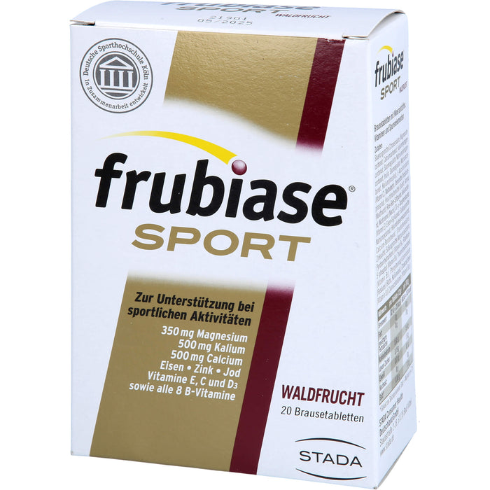 frubiase Sport Waldfrucht Brausetabletten, 20 pc Tablettes