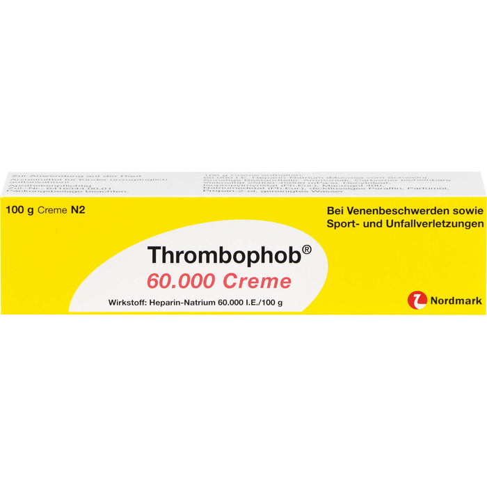 Thrombophob 60.000 Creme bei Venenbeschwerden, 100 g Cream