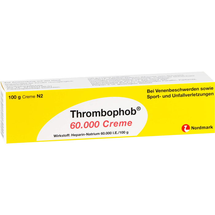 Thrombophob 60.000 Creme bei Venenbeschwerden, 100 g Cream