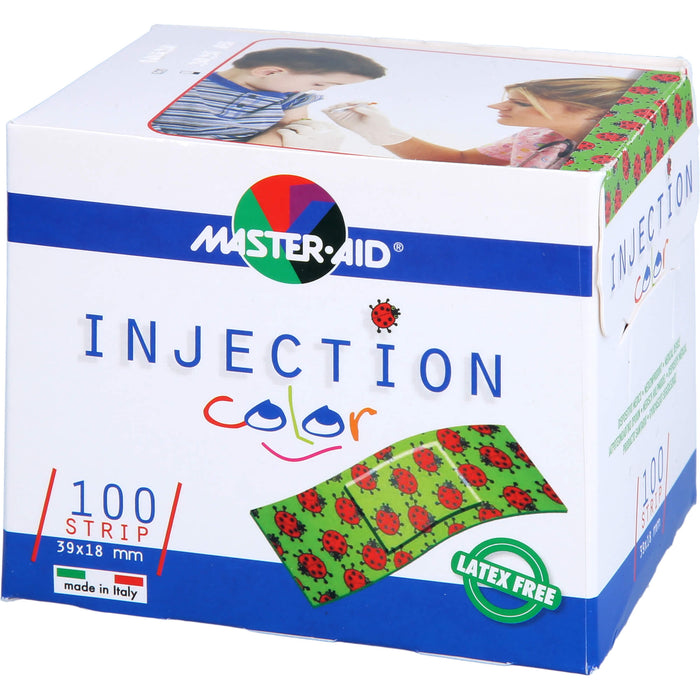 MASTER AID Injection strip color 39 x 18 mm Kinderpflaster, 100 pcs. Patch