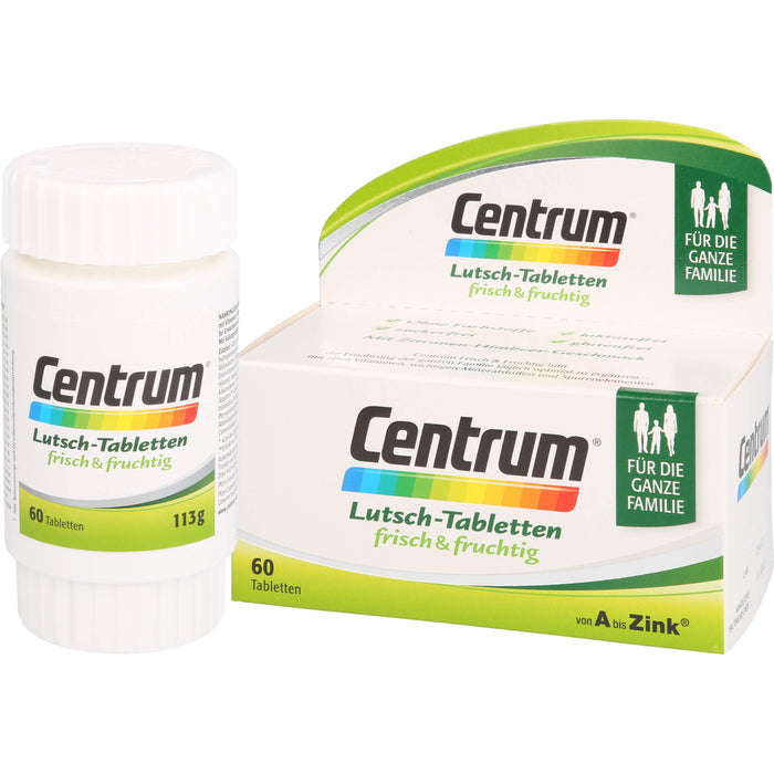 Centrum frisch & fruchtig Lutschtabletten, 60 St. Tabletten