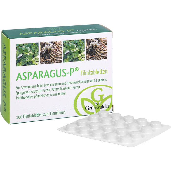 Asparagus P Filmtabletten zur Unterstützung der Nierenfunktion, 100 St. Tabletten