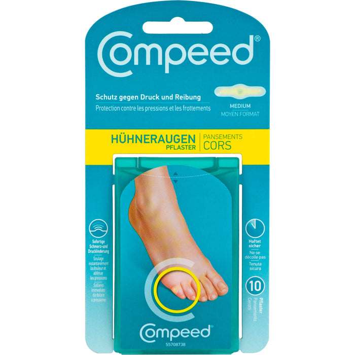 Compeed Hühneraugen Pflaster, 10 St. Pflaster