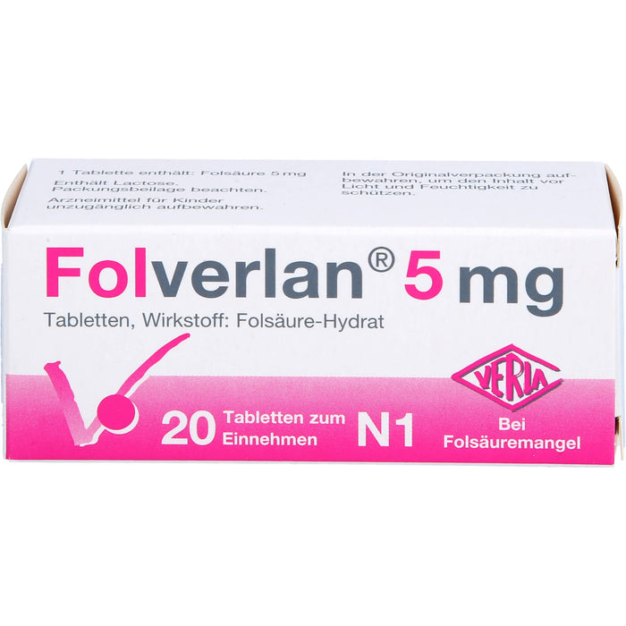 Folverlan 5mg Tbl., 20 St TAB