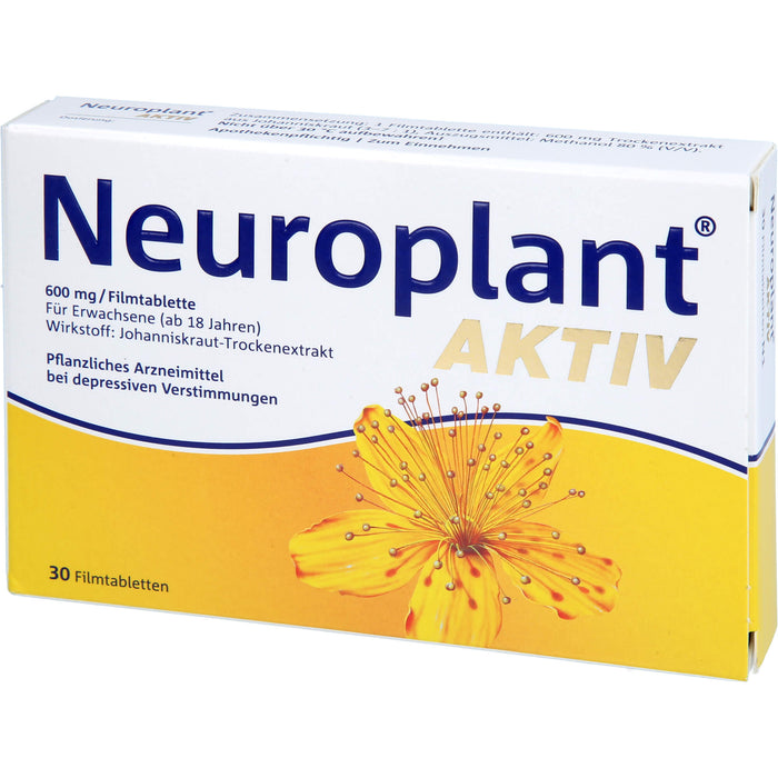 Neuroplant AKTIV Filmtabletten bei depressiven Verstimmungen, 30 St. Tabletten