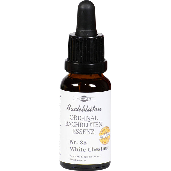 MURNAUERS Bachblüten Original Bachblüten Essenz Nr. 35 White Chestnut Rosskastanie Tropfen, 20 ml Lösung