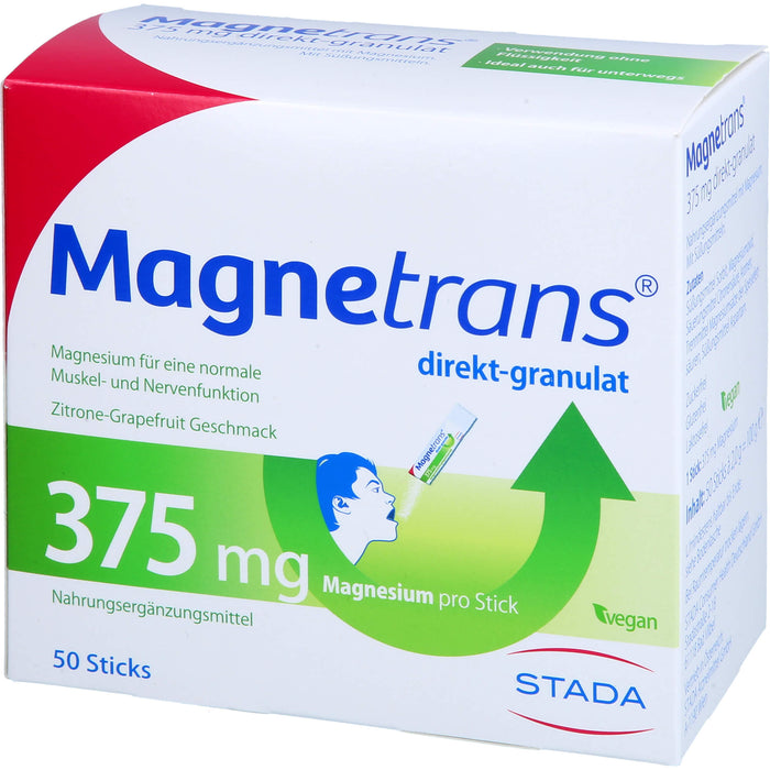 Magnetrans Direktgranulat 375 mg Sticks, 50 pcs. Sachets