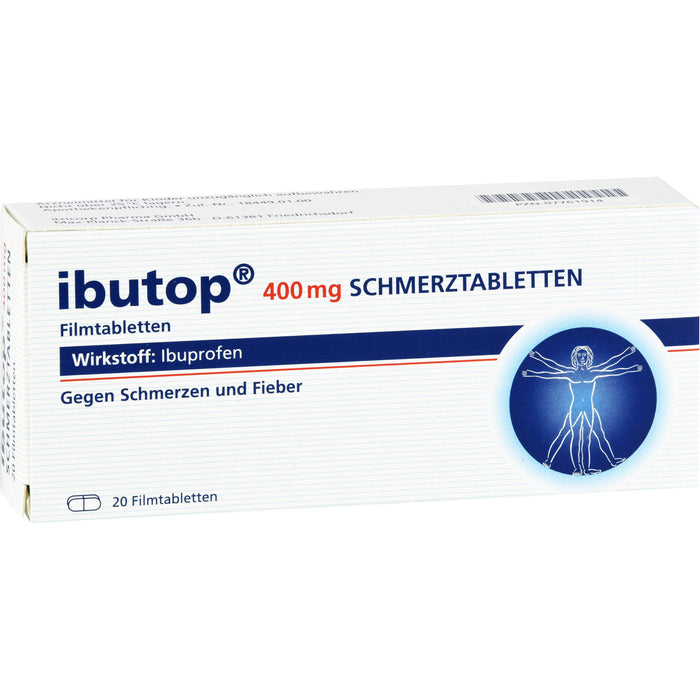 ibutop 400 mg Schmerztabletten Reimport axicorp, 20 pcs. Tablets