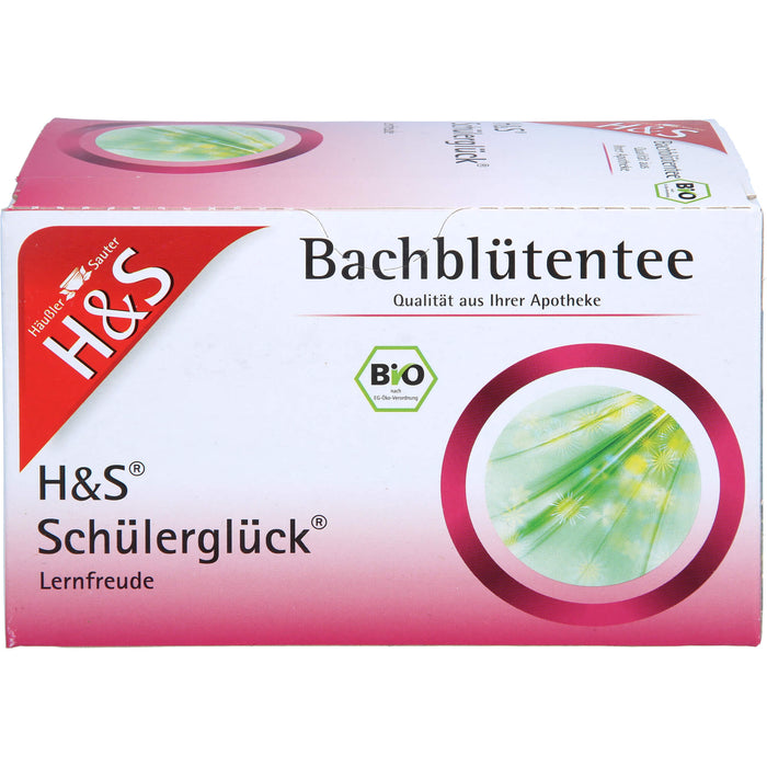 H&S Bachblütentee Schülerglück, 20 pcs. Filter bag