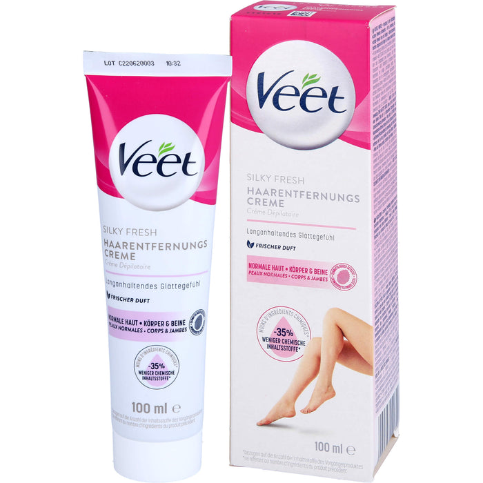 Veet Haarentfernungs-Creme Normale Haut, 100 ml Creme