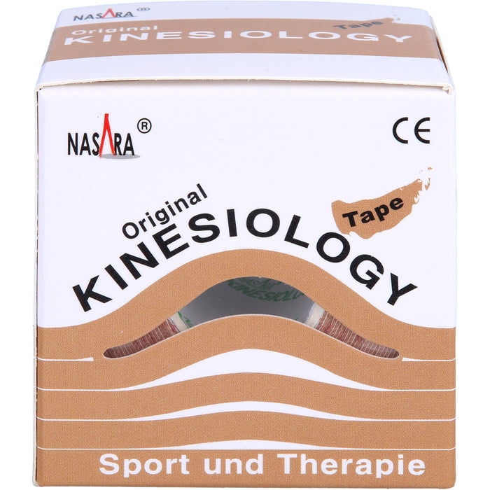 NASARA Kinesiologie Tape 5 cm x 5 m beige, 1 pc Volume