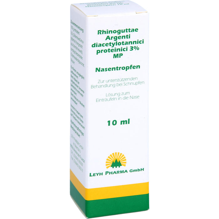 Rhinoguttae Argenti diacetylotannici proteinici 3 % MP Nasentropfen, 10 ml Solution